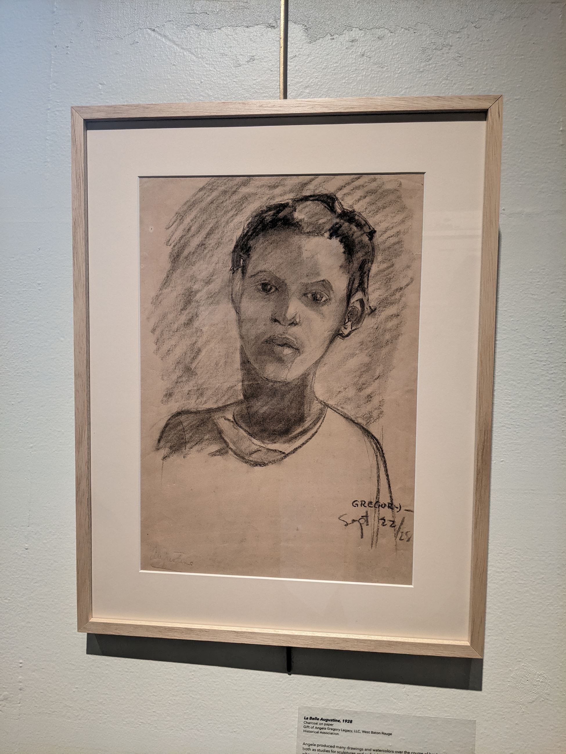 La Belle Augustine Charcoal